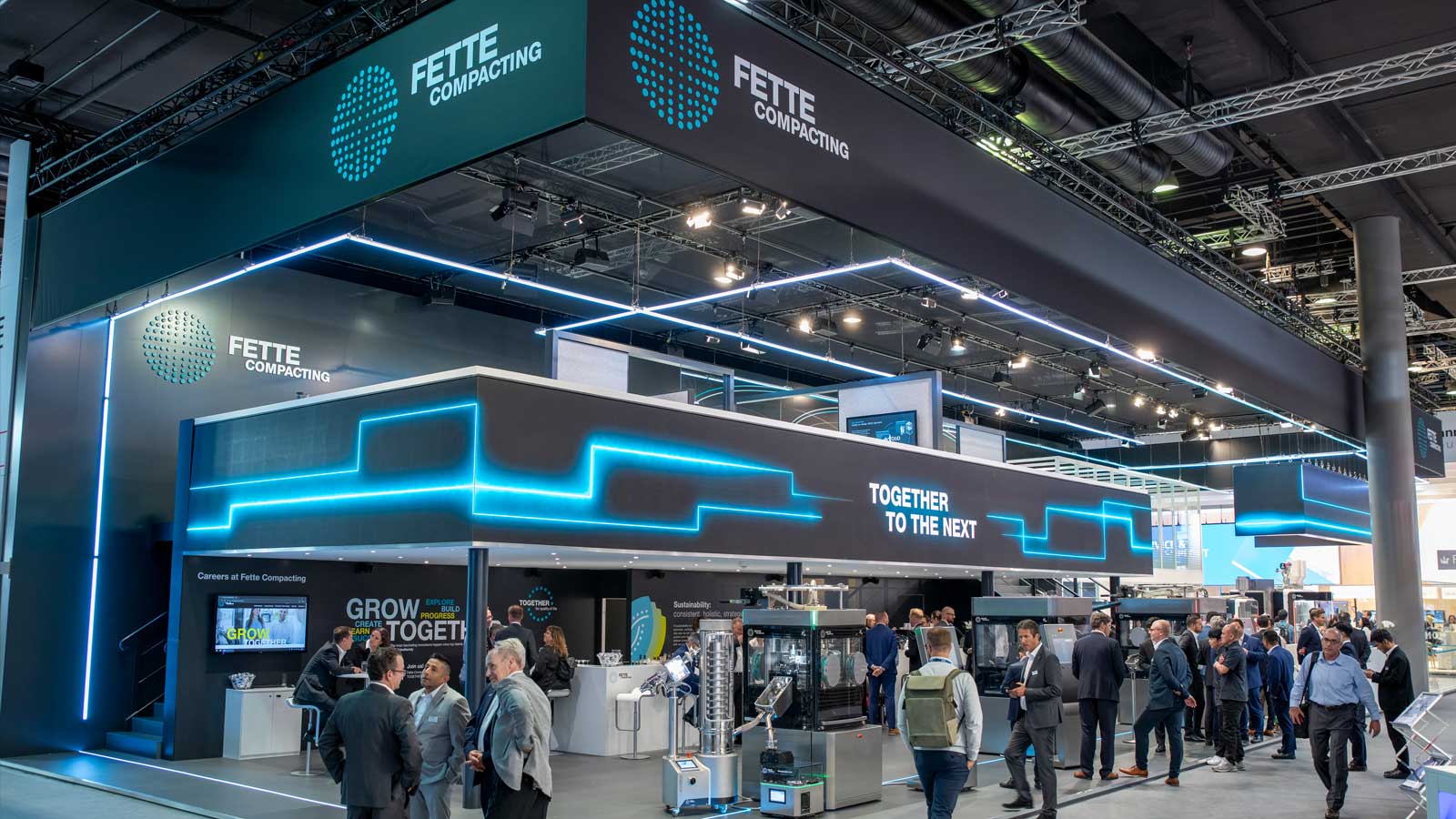 Fette Compacting Booth at Achema 2024